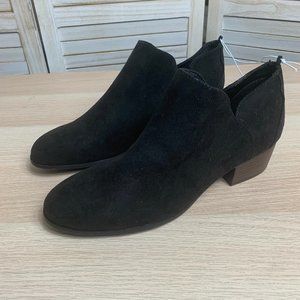 New Black Suede Ankle Boots 9